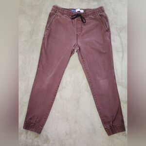 Old Navy Burgandy Jogger Pants